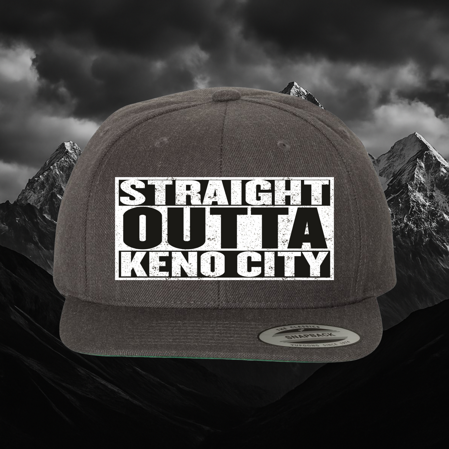 Keno City Flat Bill Snapback – Yupoong®