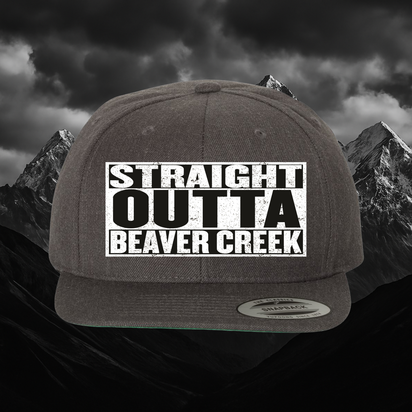 Beaver Creek Flat Bill Snapback – Yupoong®
