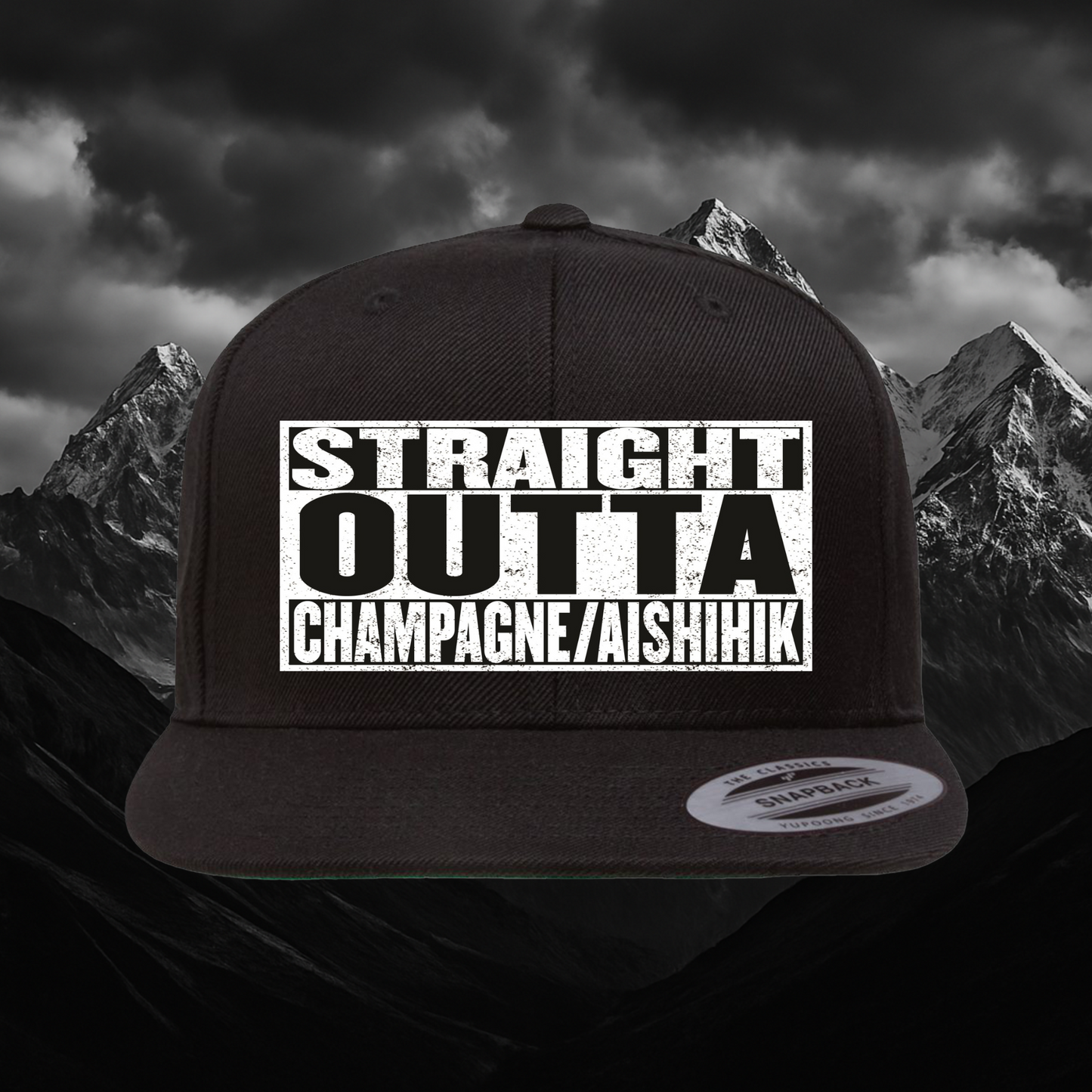 Champagne/Aishihik Flat Bill Snapback – Yupoong®