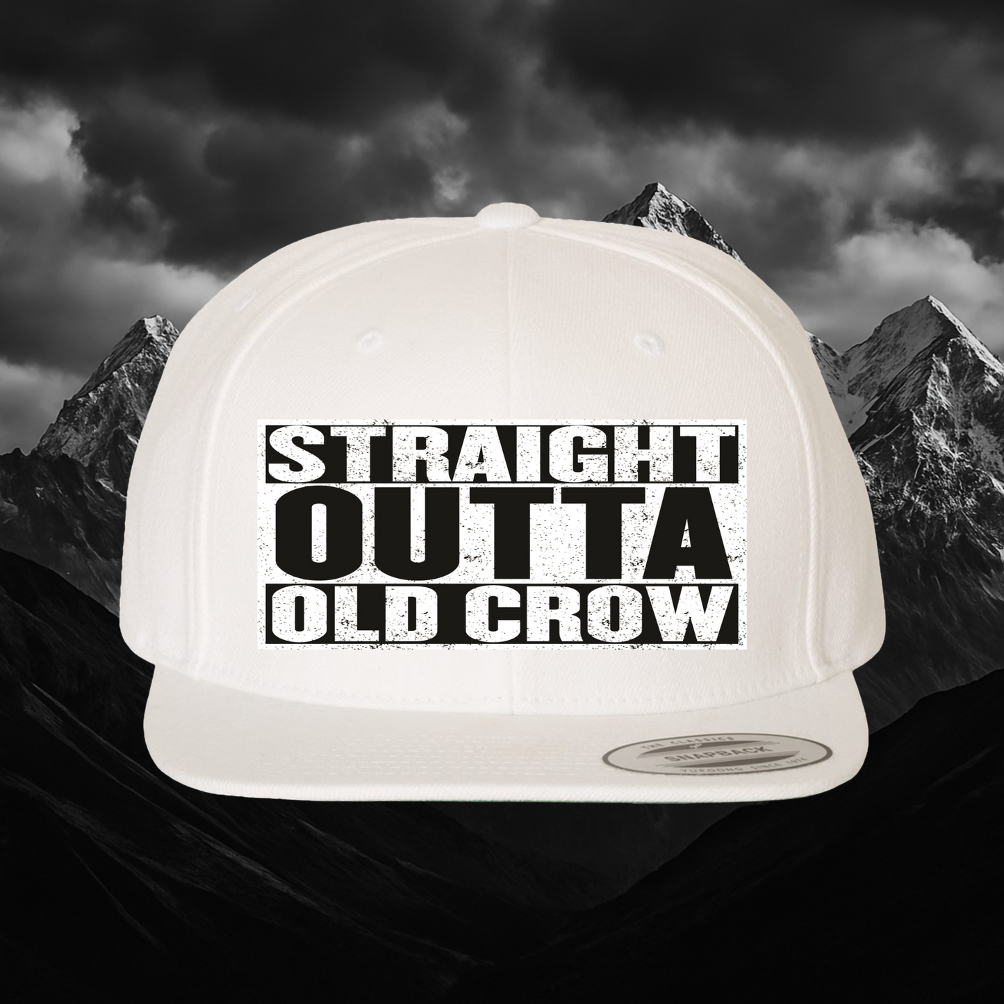 Old Crow Flat Bill Snapback – Yupoong®