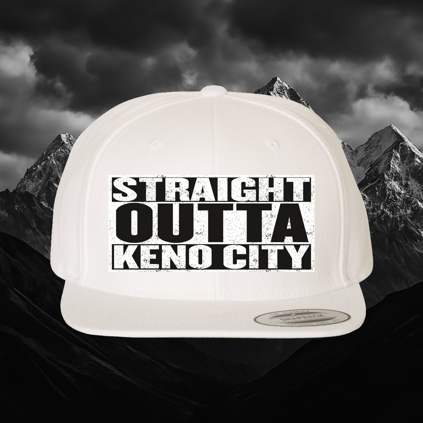 Keno City Flat Bill Snapback – Yupoong®